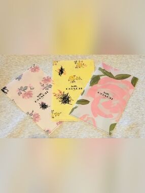 Coach Floral 3 Piece File Set